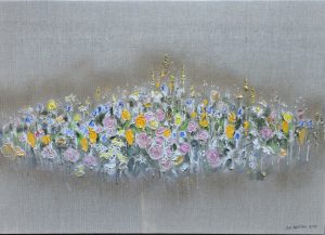 Kesämuistoja, taulun koko 70x100cm