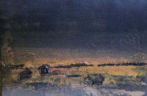 Ilta lakeudella, Taulun koko noin A4