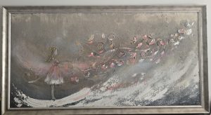Terveisiä keväälle, akustiikkataulu, taulun koko 60x130